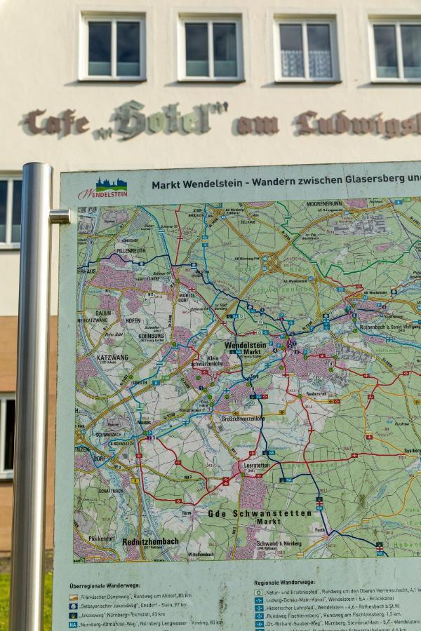 Hotel Am Ludwigskanal Wendelstein Kültér fotó